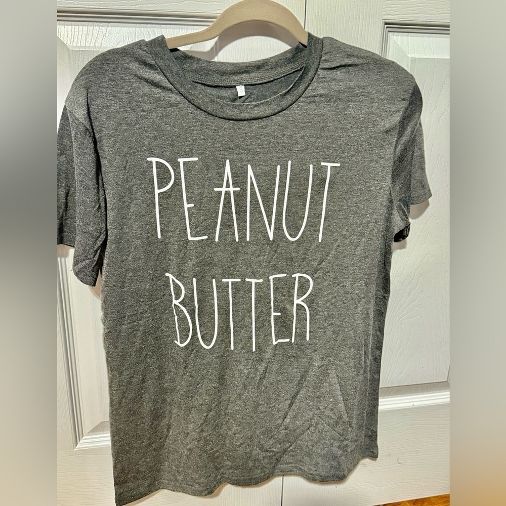 Woman Like New Peanut Butter T-shirt Size S - Picture 1 of 2